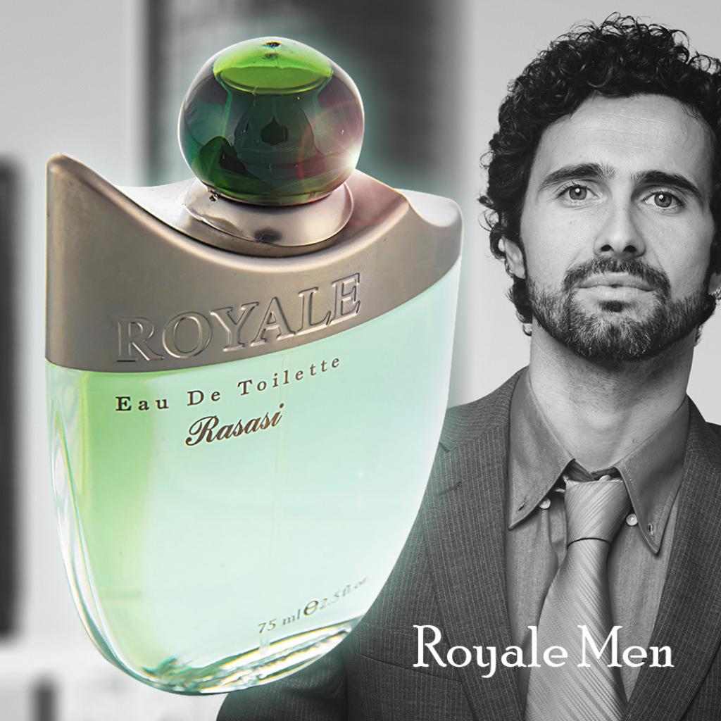 Royale French Spray for Men EDP- 75 ML (2.5 oz)(with pouch) by Rasasi - Intense Oud