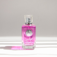 Mahasin Crystal Violet w/ DEO for Women EDP - 100ML (3.4 oz) by Lattafa - Intense oud