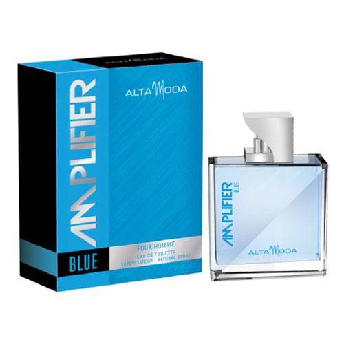 Amplifier (Blue) EDT- 100 ML (3.4 oz) by Alta Moda (BOTTLE WITH VELVET POUCH) - Intense Oud