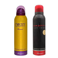 Rasasi Chastity Deodorant Combo - Intense Oud