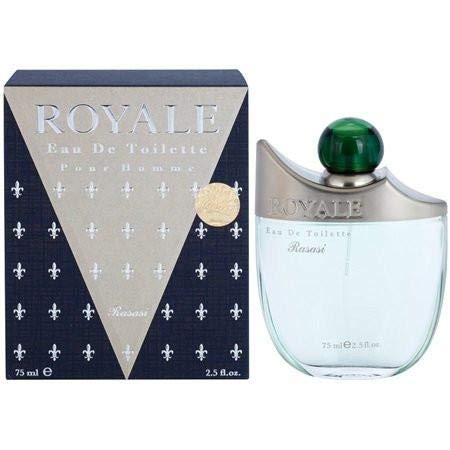 Royale for Men Perfume EDP with DEO - 75 ML (2.5 oz) and 200ML (6.7 oz) I Value Pack I by RASASI - Intense Oud