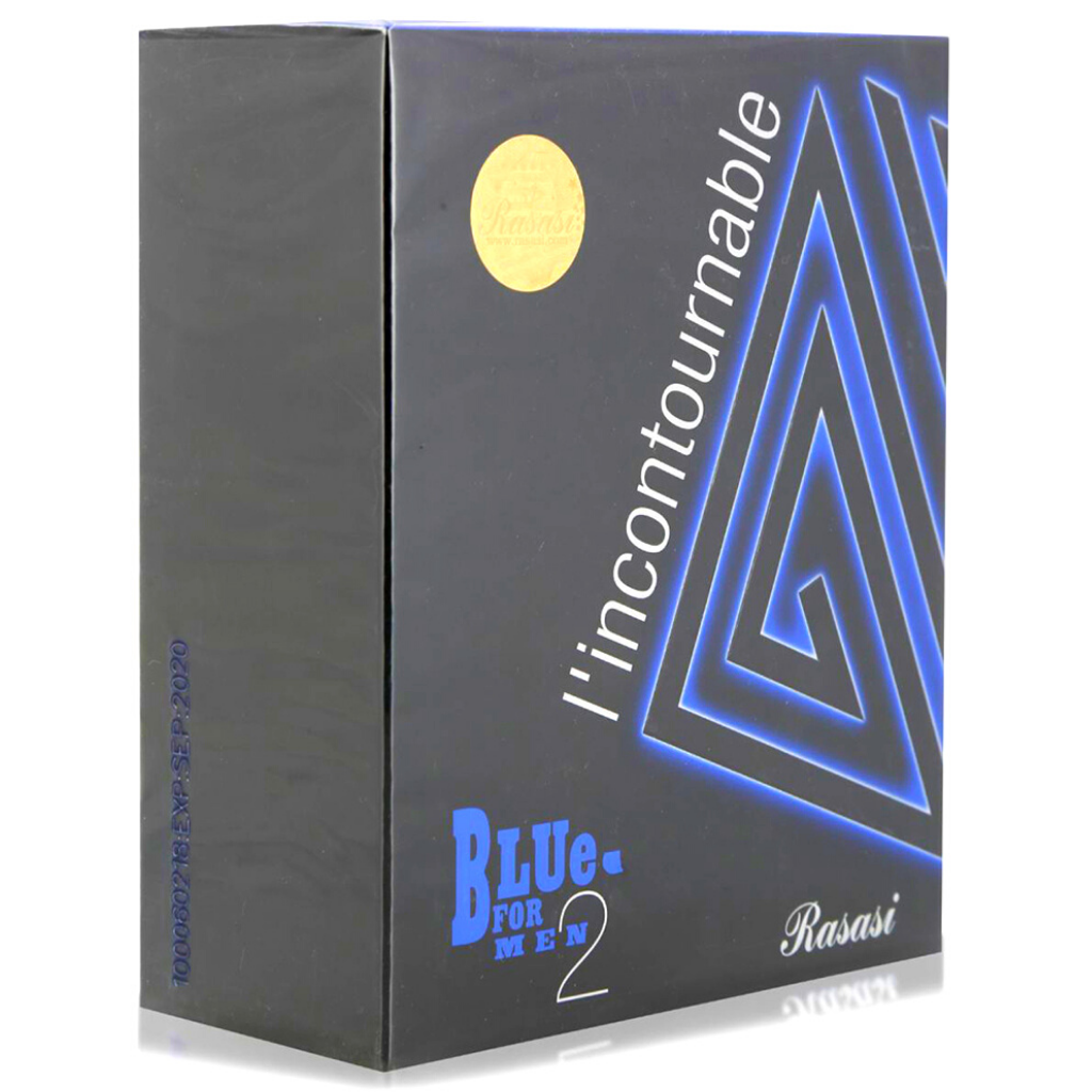 Blue for Men 2 L'Incontournable EDP - 75ML (2.5 oz) by Rasasi - Intense oud