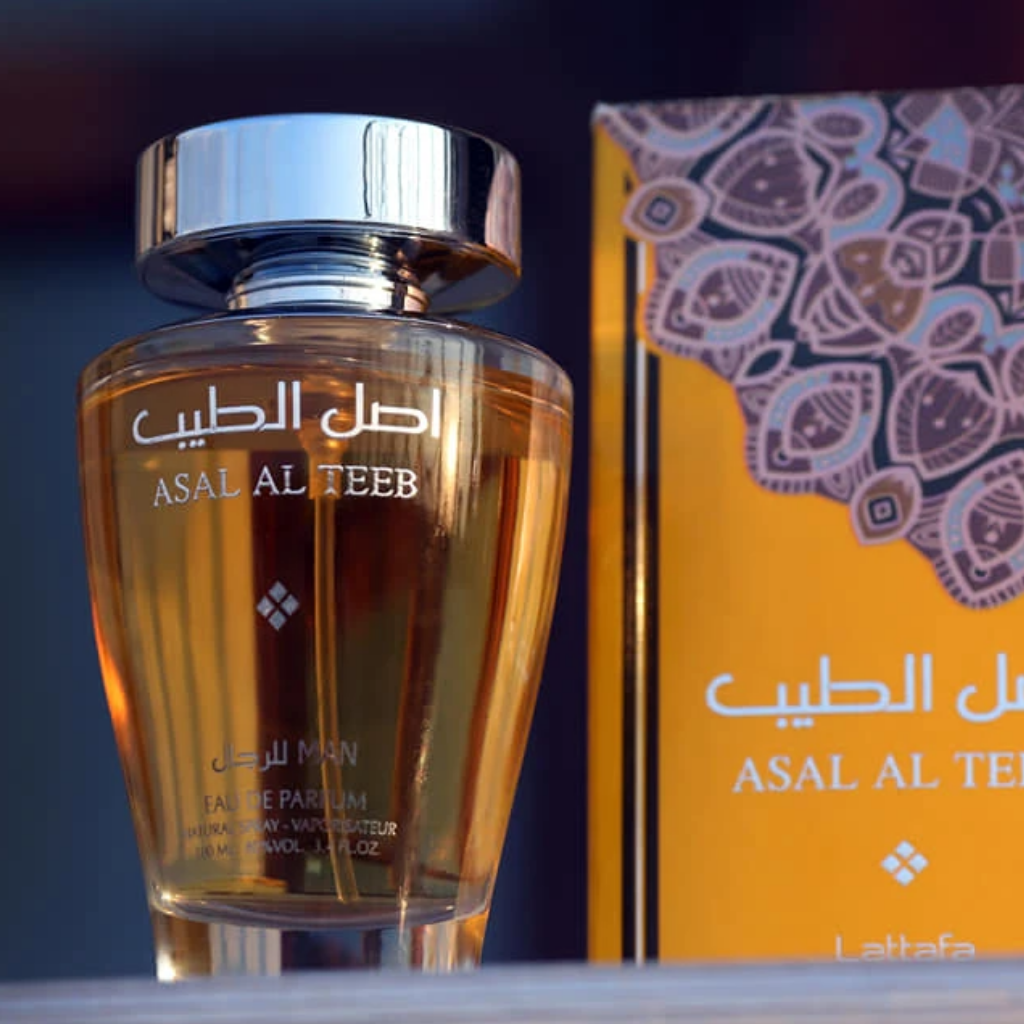 Asal Al Teeb for Men EDP - 100 ML (3.4 oz) by Lattafa - Intense oud