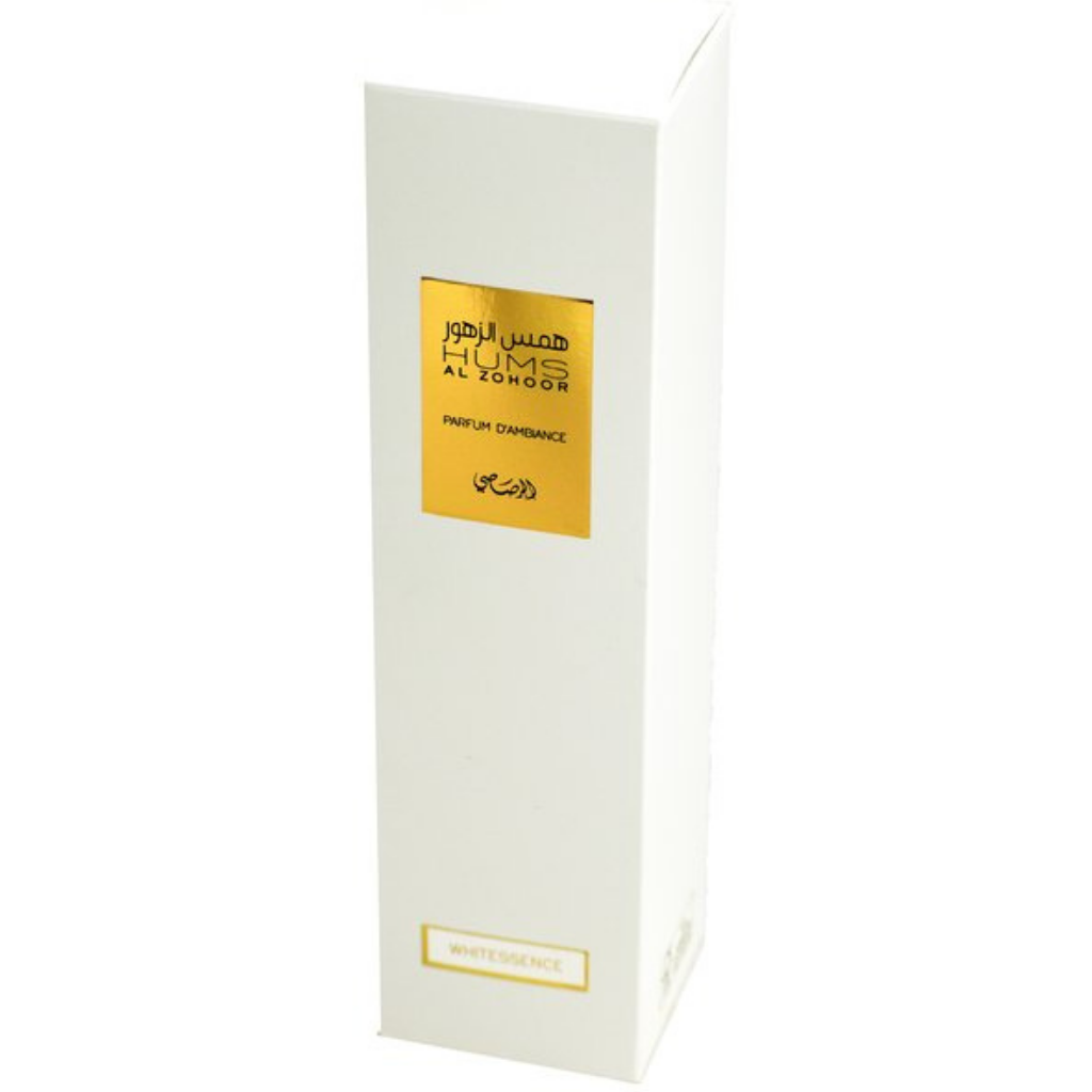 Hums Al Zuhoor White Essence Air Freshener - 250 ML (8.4 oz) by Rasasi - Intense oud