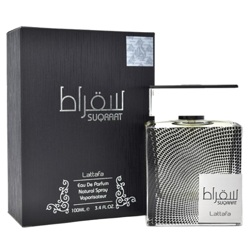 Suqraat for Men EDP - 100ML (3.4 oz) by Lattafa - Intense oud