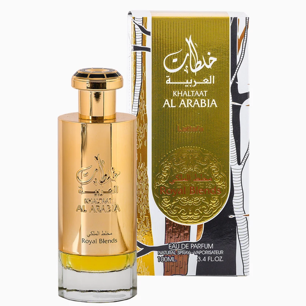 Khaltaat Al Arabia Royal Blend EDP - 100 ML (3.4 oz) by Lattafa - Intense oud