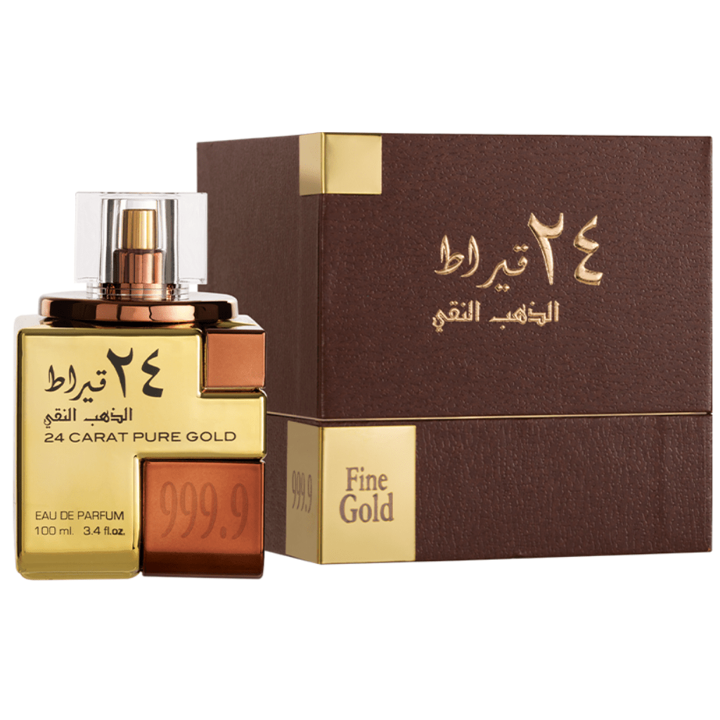 24 Carat Pure Gold EDP - 100ML(3.4 oz) by Lattafa - Intense oud