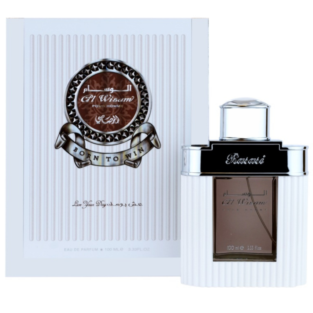 Al Wisam Day for Men EDP - 100 ML (3.4 oz) by Rasasi - Intense oud