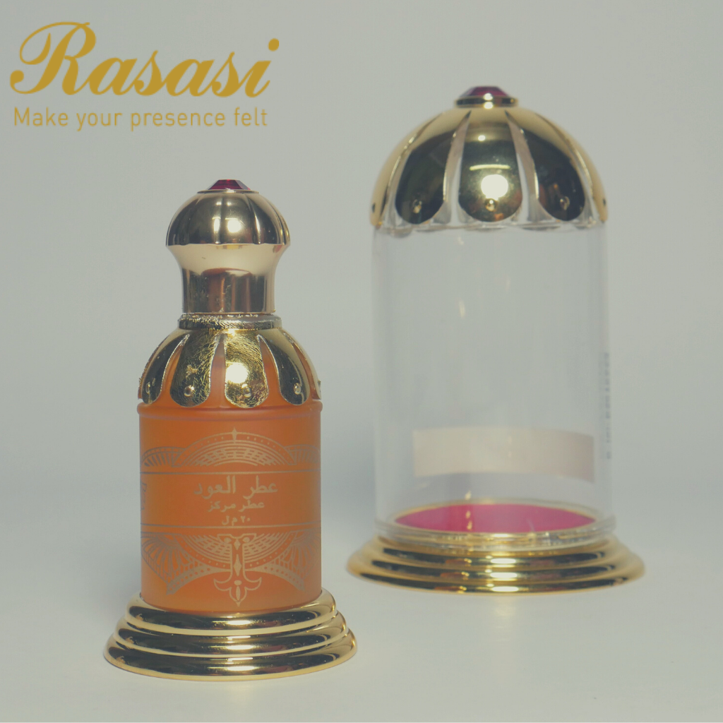 Attar Al Oudh Red Perfume Oil - 20 ML (0.67 oz) by Rasasi - Intense oud