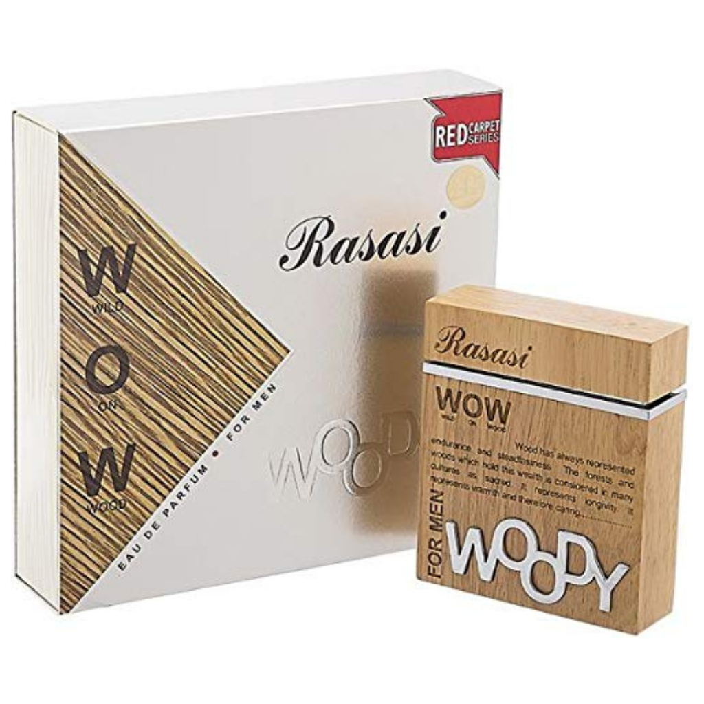 Woody for Men EDP - Eau de Parfum 60 ML (2 oz)(with pouch) by Rasasi - Intense Oud