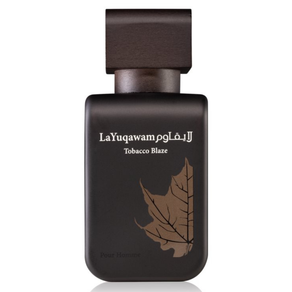 La Yuqawam Tobacco Blaze for Men EDP - 75 ML (2.5 oz) by Rasasi - Intense oud