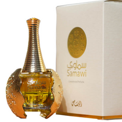 Samawi Perfume Oil -  20 ML (0.67 oz) by Rasasi - Intense oud