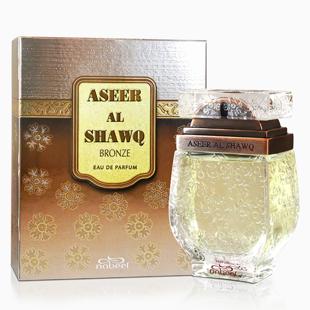 Aseer Al Shawq Bronze EDP - 80ML (2.7oz) by Nabeel - Intense Oud