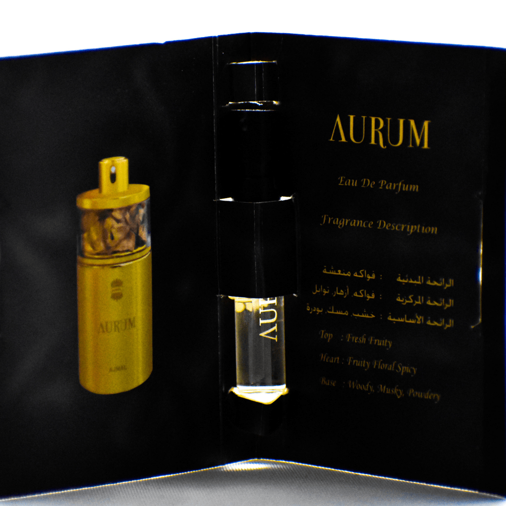 1 Aurum EDP Sample for Women - 1ML (0.05 oz) by Ajmal - Intense oud