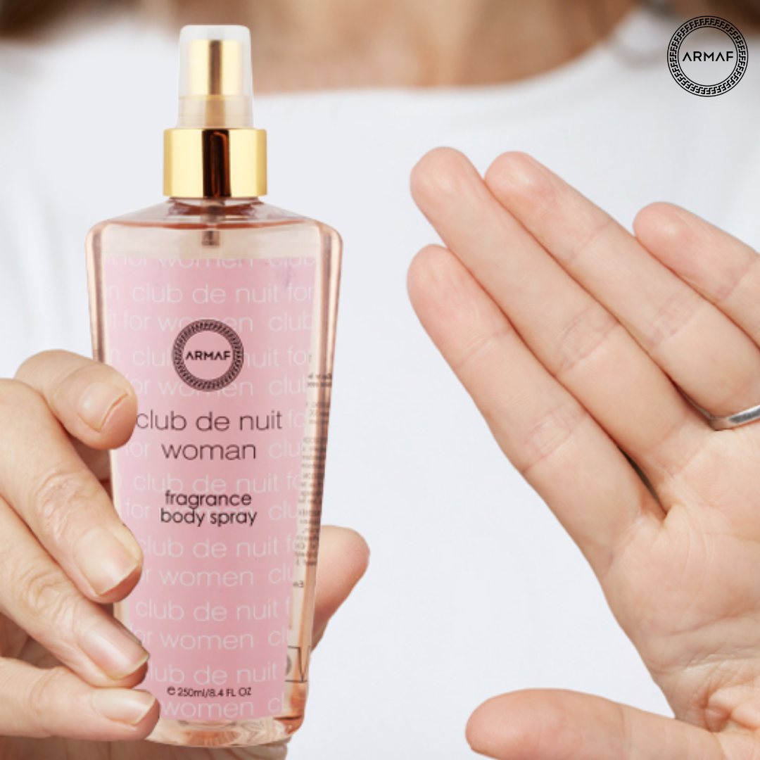 Club De Nuit Body Spray for Women - 250 mL (8.4 oz) by Armaf - Intense Oud
