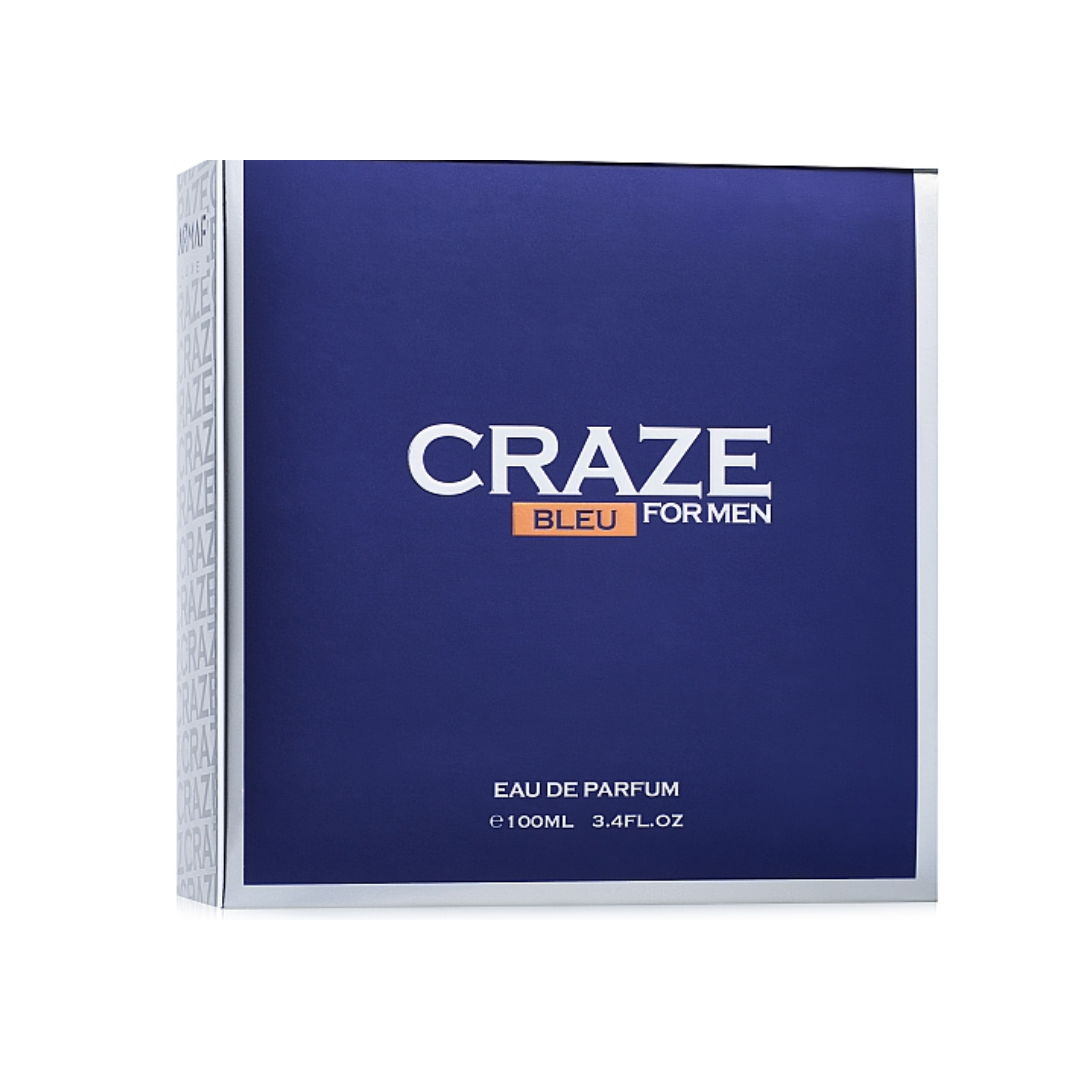 Craze Bleu for Men EDP - 100mL (3.4 oz) by Armaf - Intense Oud