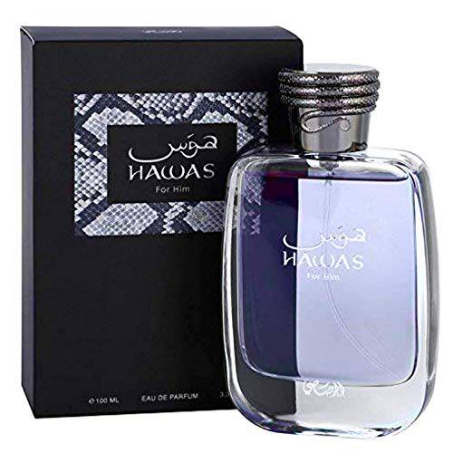 Hawas for Men EDP - 100 ML (3.4 oz) by Rasasi - Intense oud