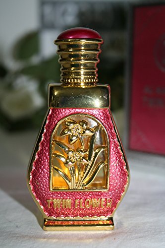 Twin Flower Perfume Oil-15ml(0.5 oz) by Al Haramain (WITH VELVET POUCH) - Intense Oud