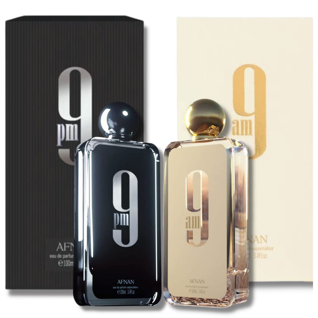 9PM & 9AM Collection By Afnan EDP - 100ML (3.4Oz). - Intense Oud