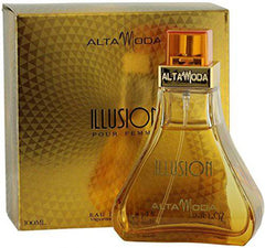 Illusion for Women EDT- 100 ML (3.4 oz) by Alta Moda (BOTTLE WITH VELVET POUCH) - Intense oud