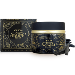 Bakhoor Oudh Nabeel Black - 60 GMS by Nabeel - Intense oud