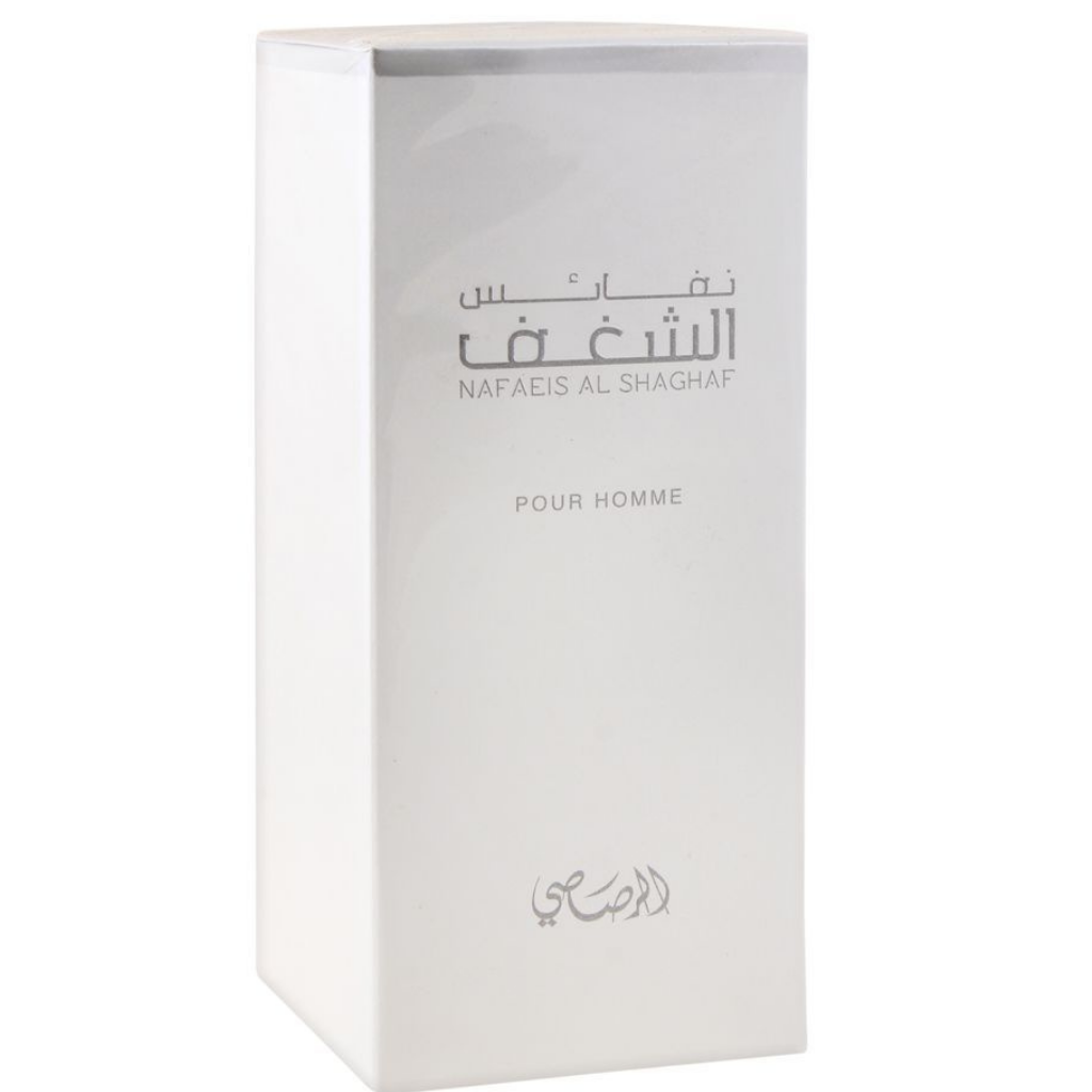 Nafaeis Al Shaghaf for Men EDP- 100 ML (3.4 oz) by Rasasi - Intense oud