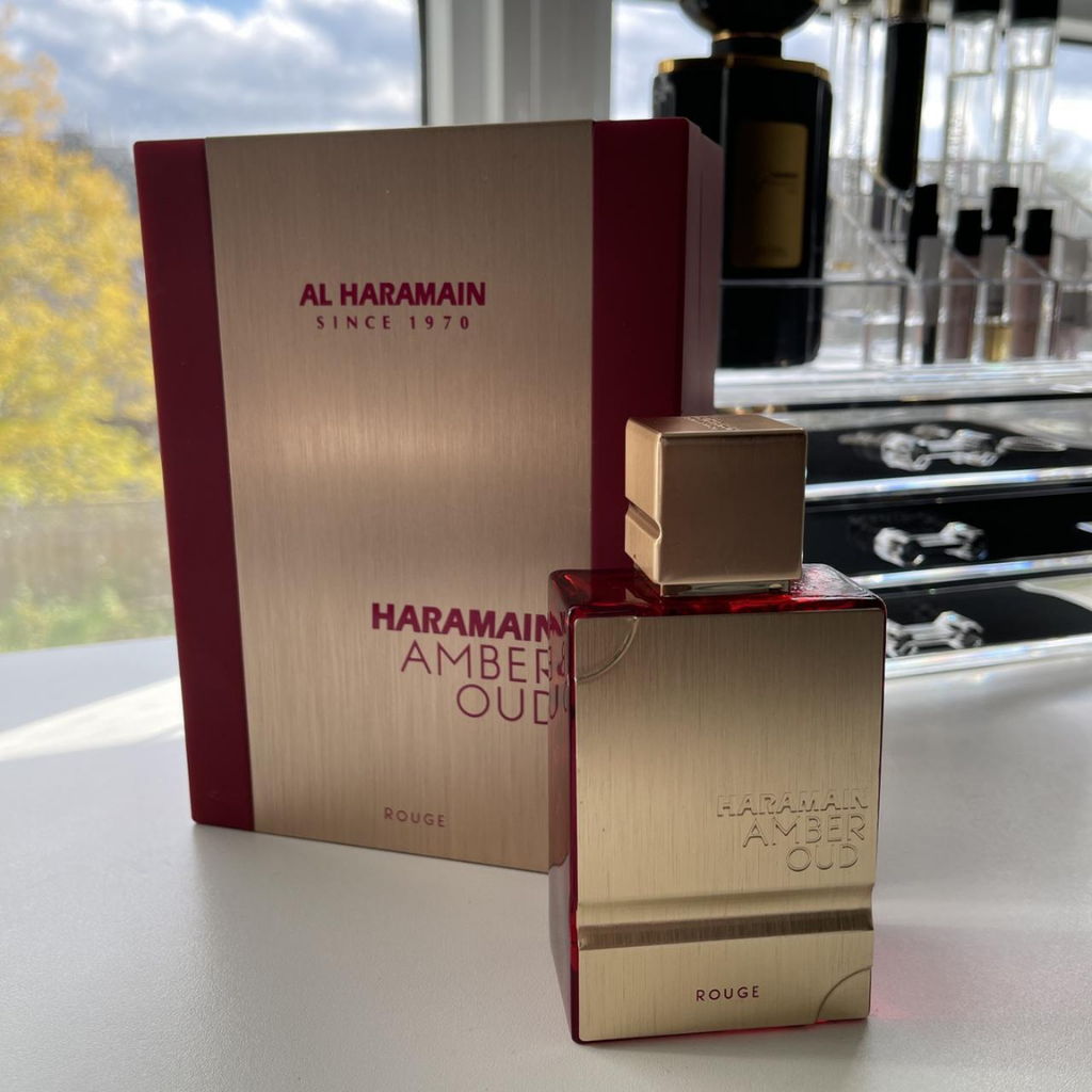 Amber Oud Rouge EDP- 60 ML (2.0 oz) by Al Haramain - Intense Oud