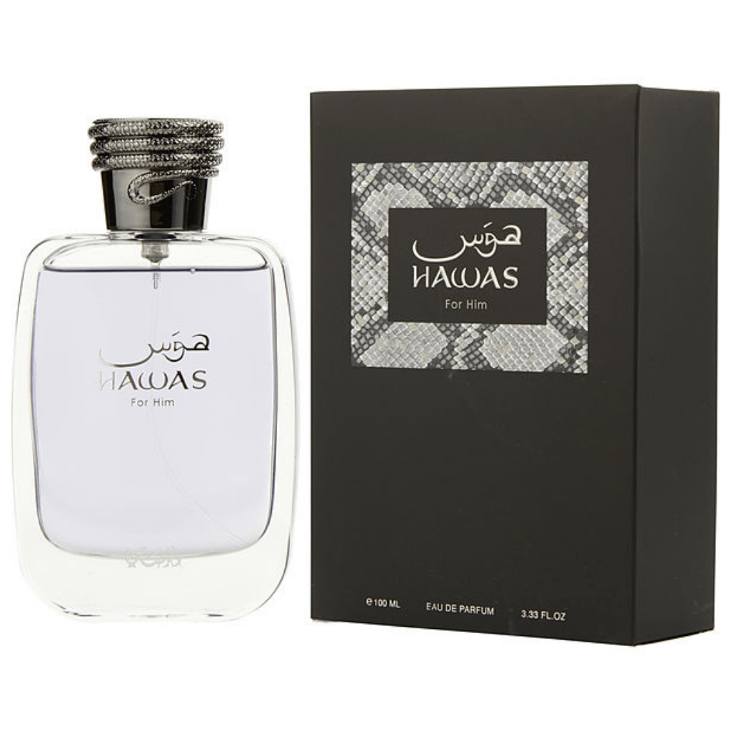 Hawas EDP (Couple Set) Men & Women - 100 ML (3.4 oz) by Rasasi - Intense oud