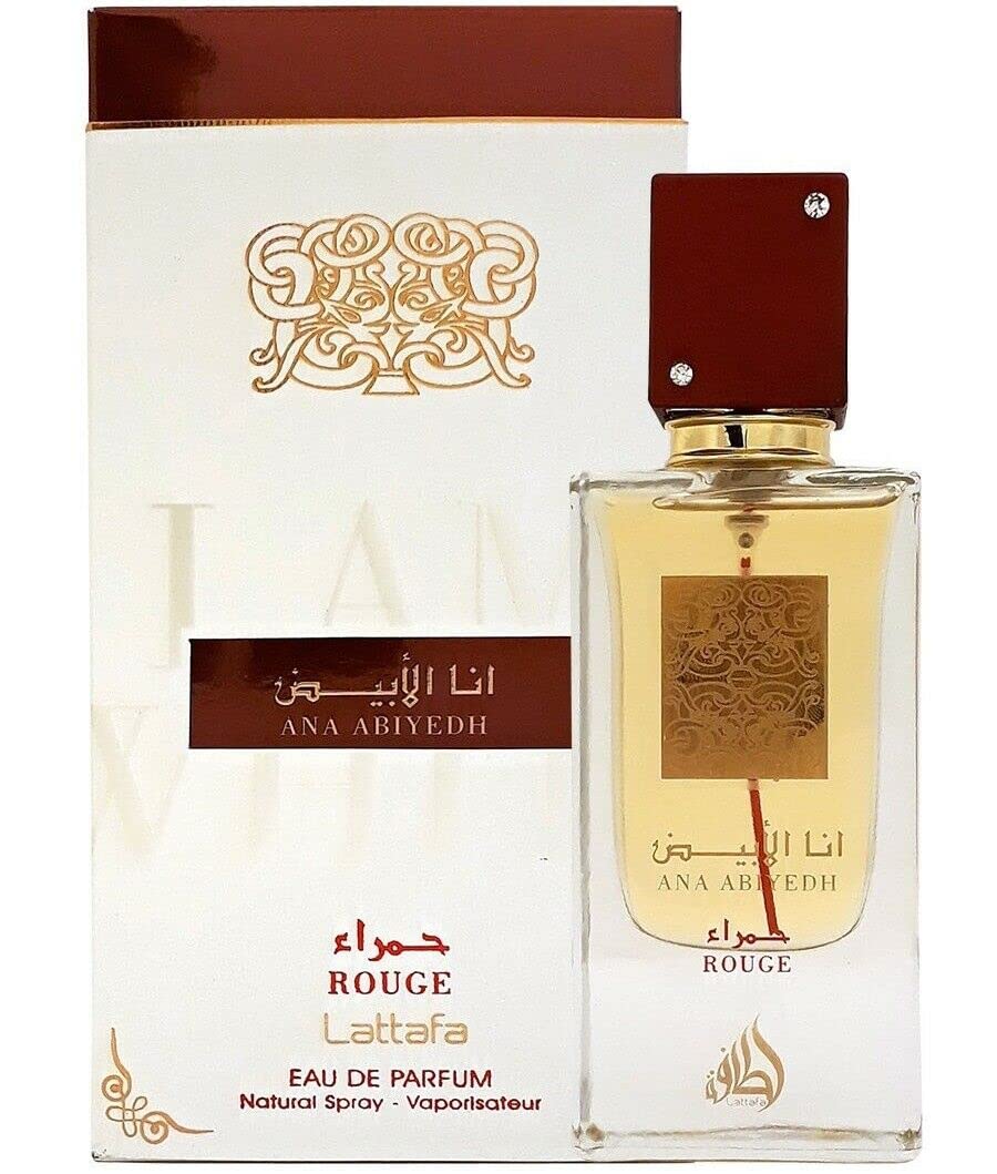 Bade'e Al Oud For Glory, Maahir Black & Ana Abiyedh Rouge EDP-100ml with Magnetic Gift Box | by Lattafa Perfumes - Intense Oud