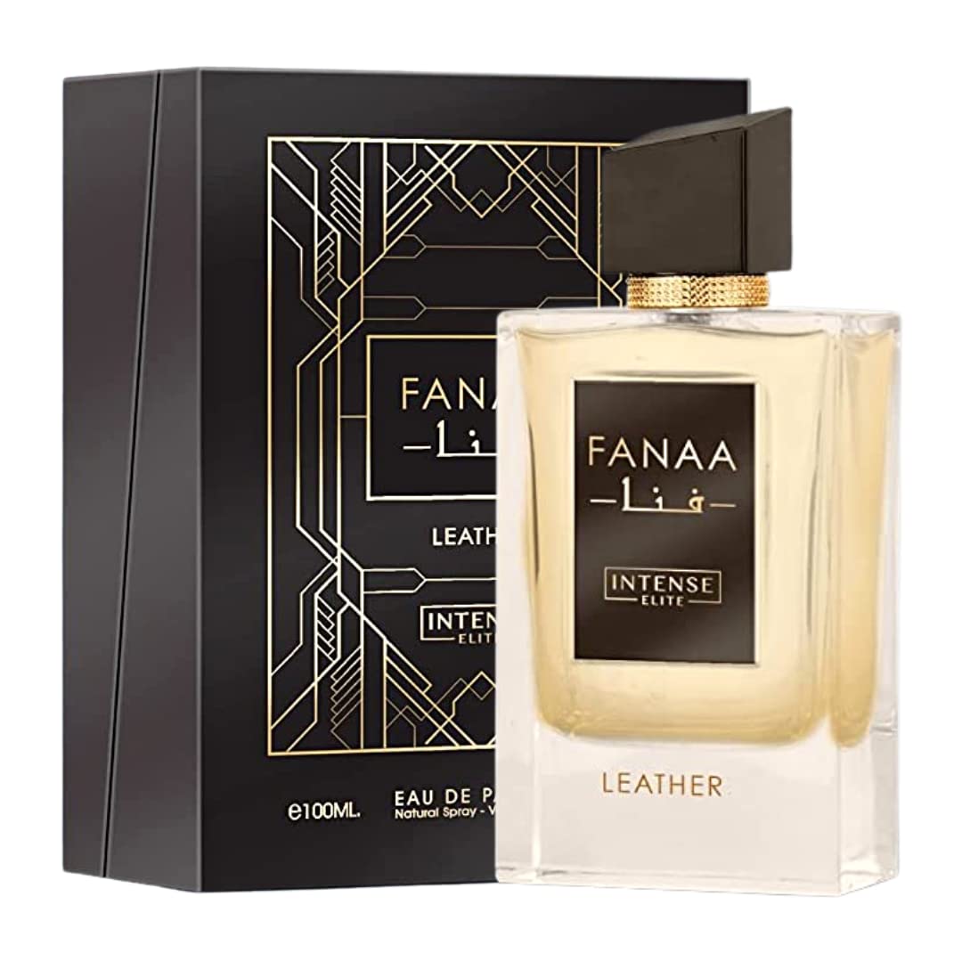 Collection For Men (2 Piece) | FANAA Leather for Men EDP - Eau De Parfum 100 ML (3.4 Oz) I By Intense Elite AND Bade'e Al Oud for Glory EDP - 100ML (3.4 oz) by Lattafa - Intense Oud