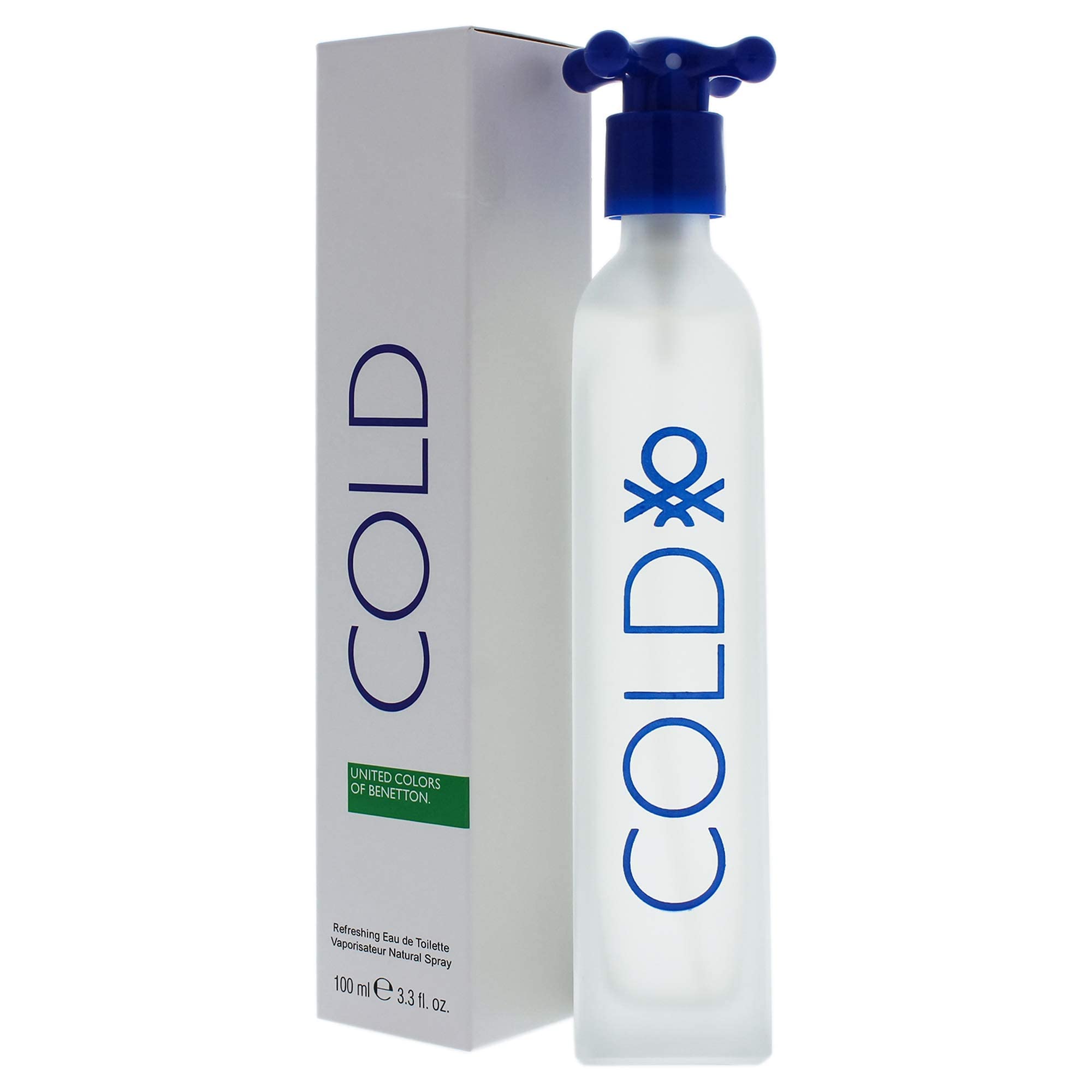 BENETTON COLD (M) REFRESHING EDT 100ML (WHITE BOX) - Intense oud