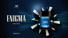 Enigma Bleu Nuit EDP for Men - 100 ML (3.4 oz) by Art & Parfum | (WITH VELVET POUCH) - Intense oud