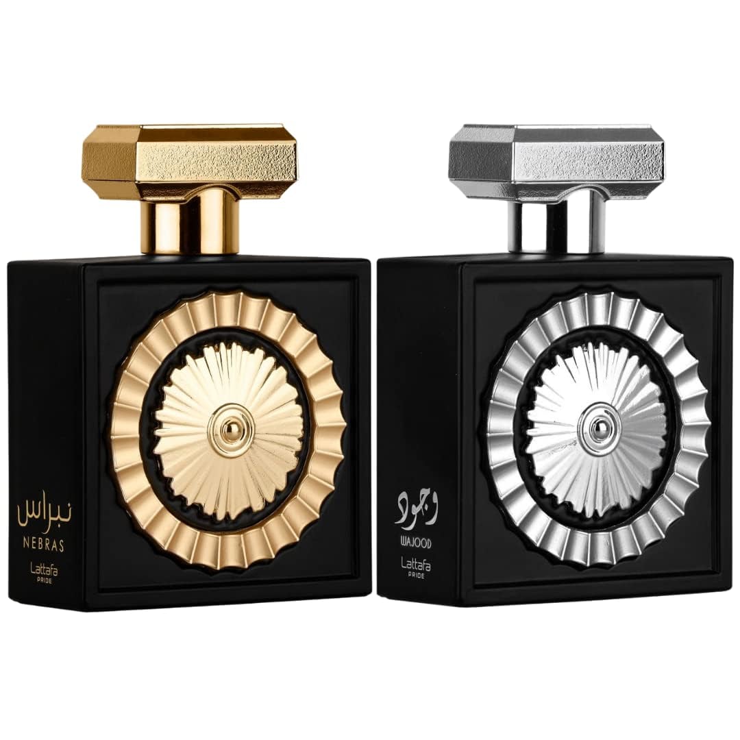 Nebras & Wajood Value Pack - Lattafa Pride EDP - Eau De Parfum Unisex 100ml(3.4 oz) |By Lattafa Perfumes - Intense Oud