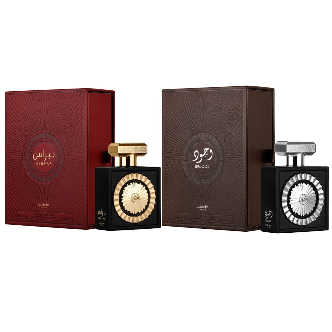 Nebras & Wajood Value Pack - Lattafa Pride EDP - Eau De Parfum Unisex 100ml(3.4 oz) |By Lattafa Perfumes - Intense Oud