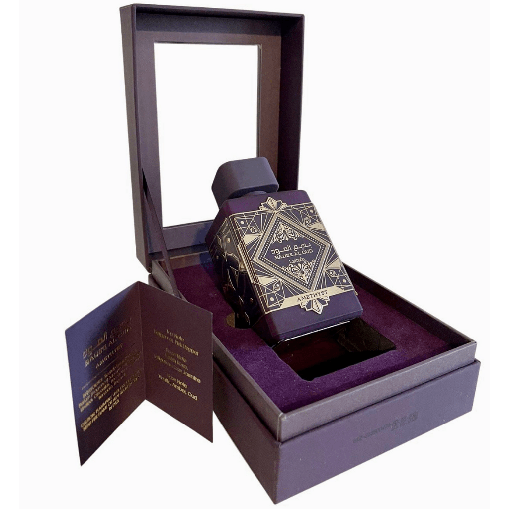 Badee Al Oud Amethyst EDP - 100ML(3.4 oz) by Lattafa - Intense oud