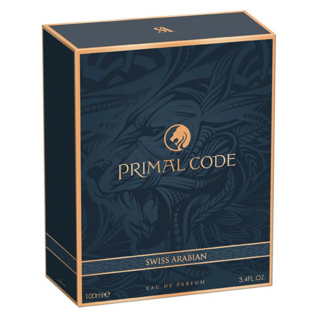 Primal Code for Men EDP - 100 ML (3.4 oz) by Swiss Arabian - Intense oud