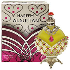 Hareem Al Sultan Silver Perfume Oil - 35 ML (1.2 oz) by Khadlaj - Intense oud