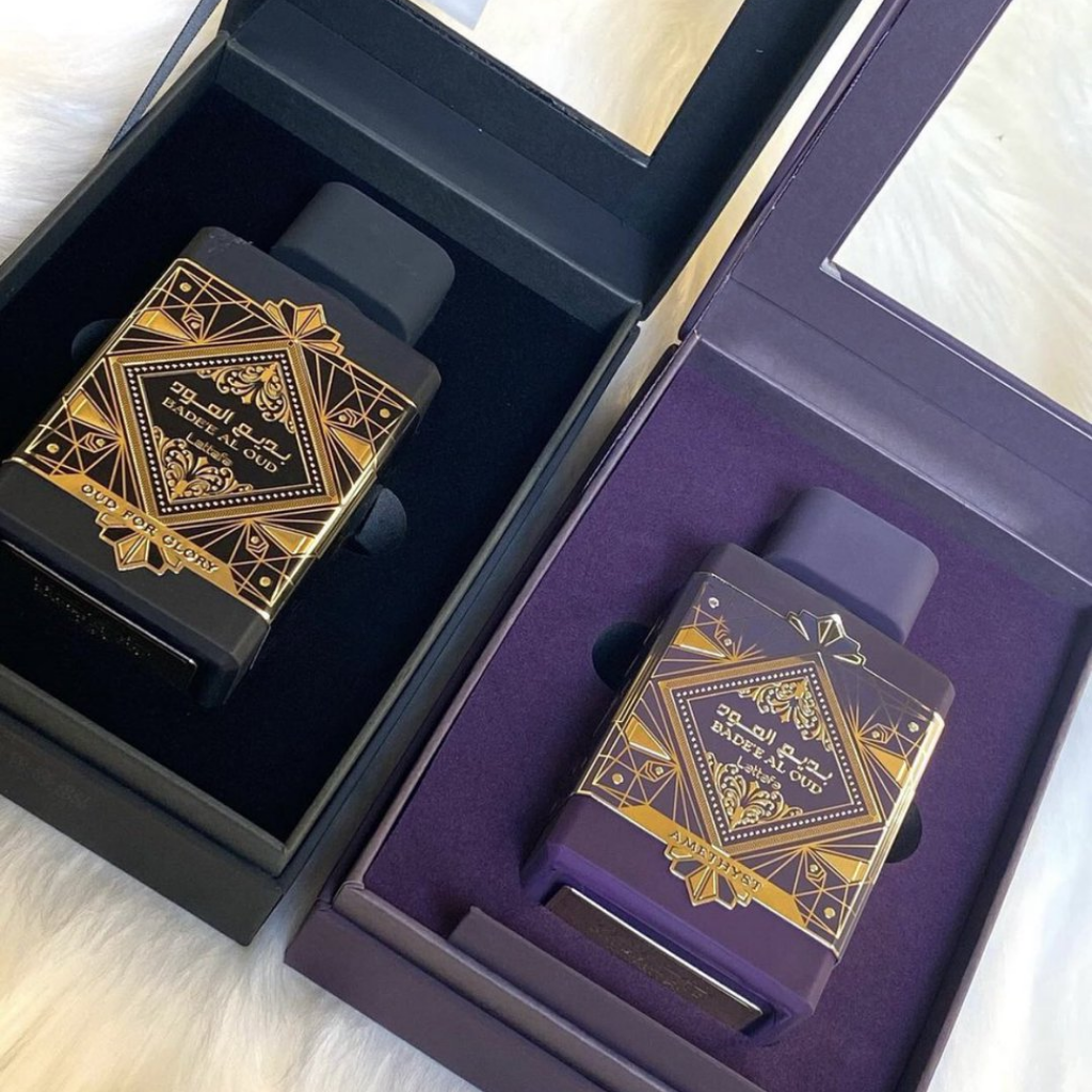 Bade’e Al Oud Couple Set-Glory & Amethyst EDP - 100ML(3.4 oz) by Lattafa - Intense Oud