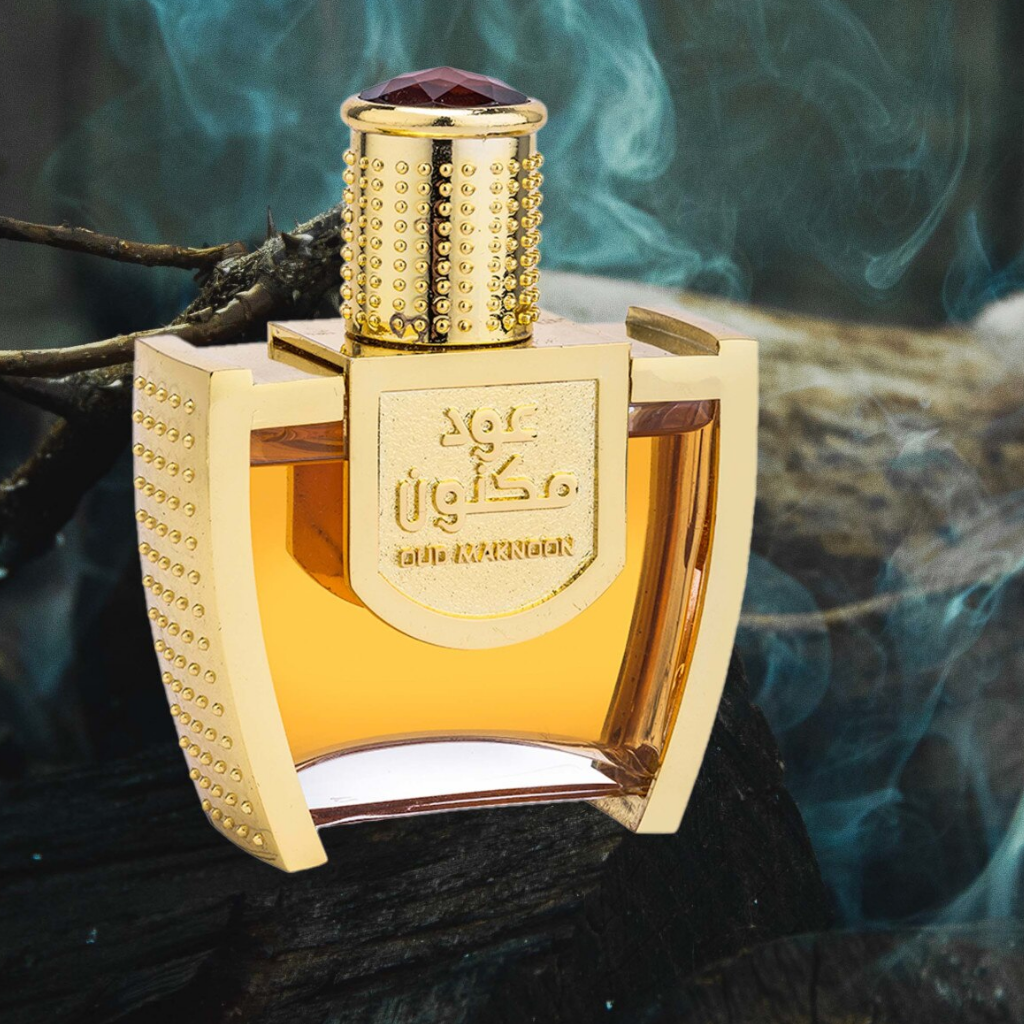 Oud Makoon EDP- 45 ML (1.5 oz) by Swiss Arabian (BOTTLE WITH VELVET POUCH) - Intense Oud