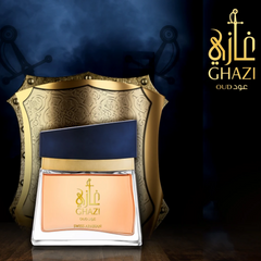 Ghazi Oud EDP for Men - 100 ML (3.4 oz) by Swiss Arabian - Intense oud