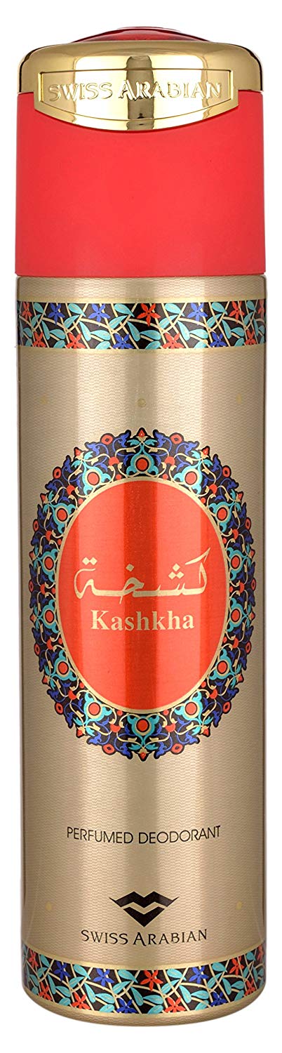 Kashkha Deodorant - 200 ML (6.8 oz) by Swiss Arabian - Intense oud