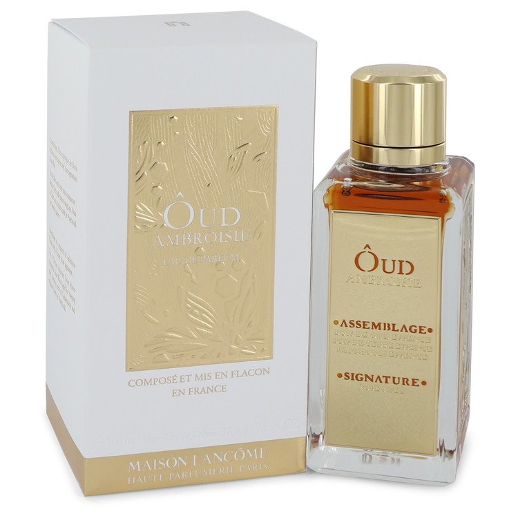 Lancome Oud Ambroisie by Lancome Eau De Parfum Spray 3.4 oz for Women - Intense Oud