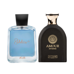 Shuhrah Pour Homme EDP - 90 ML & AMOUR Intense EDP - 100 ML - Intense Oud