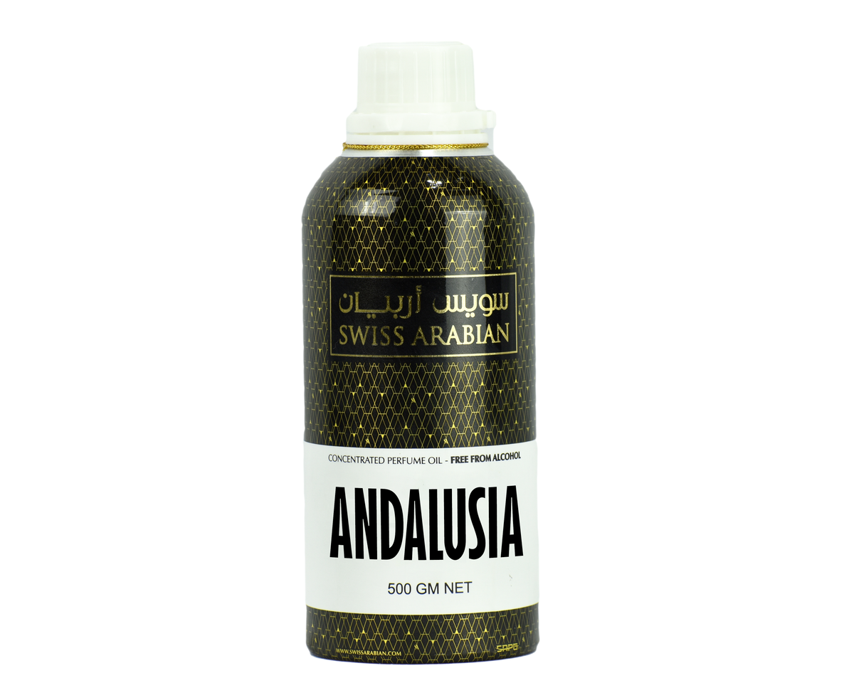 Andalusia 500 Gram (Lose Oil Bottle) By Swiss Arabian