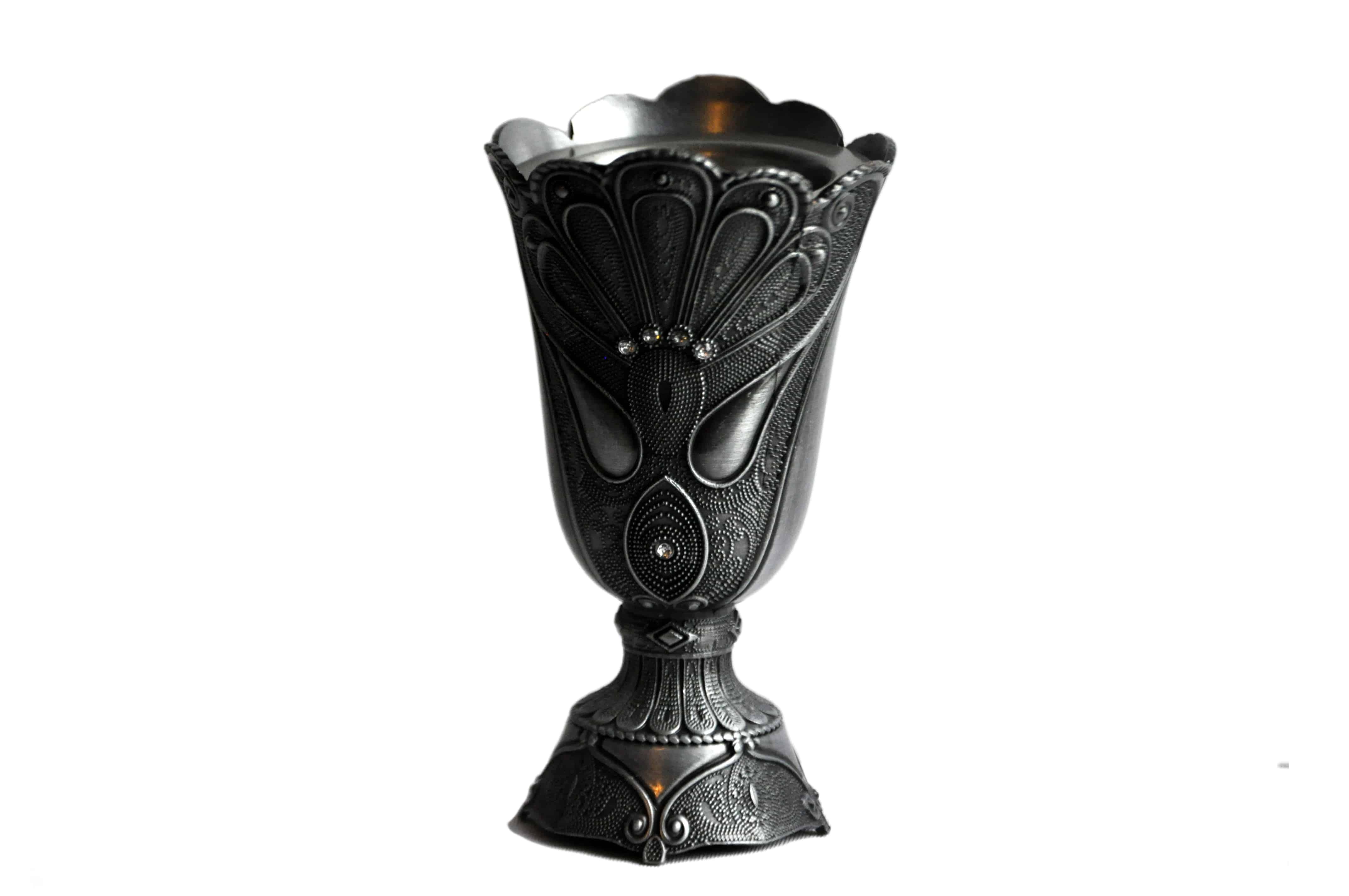 Arab Incense Bakhoor Burner - 5 inch Gray by Intense Oud - Intense oud