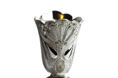 Arab Incense Bakhoor Burner - 5 inch Silver by Intense Oud - Intense oud