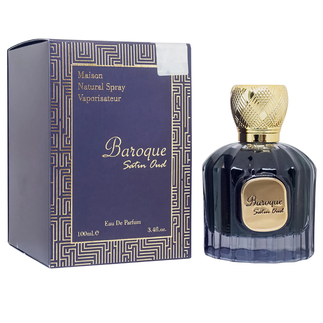 Baroque Satin Oud EDP  3.4 oz 100 ml By Maison Alhambra - Intense oud