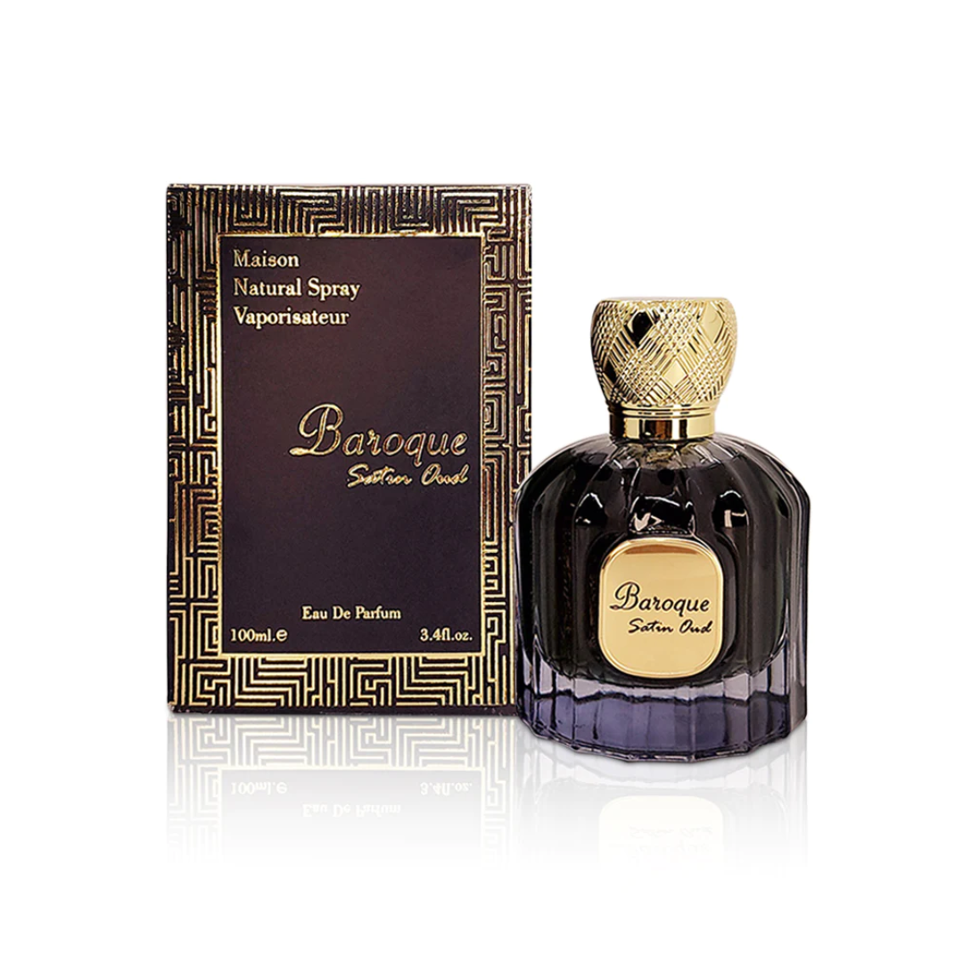 Baroque Satin Oud EDP  3.4 oz 100 ml By Maison Alhambra - Intense oud