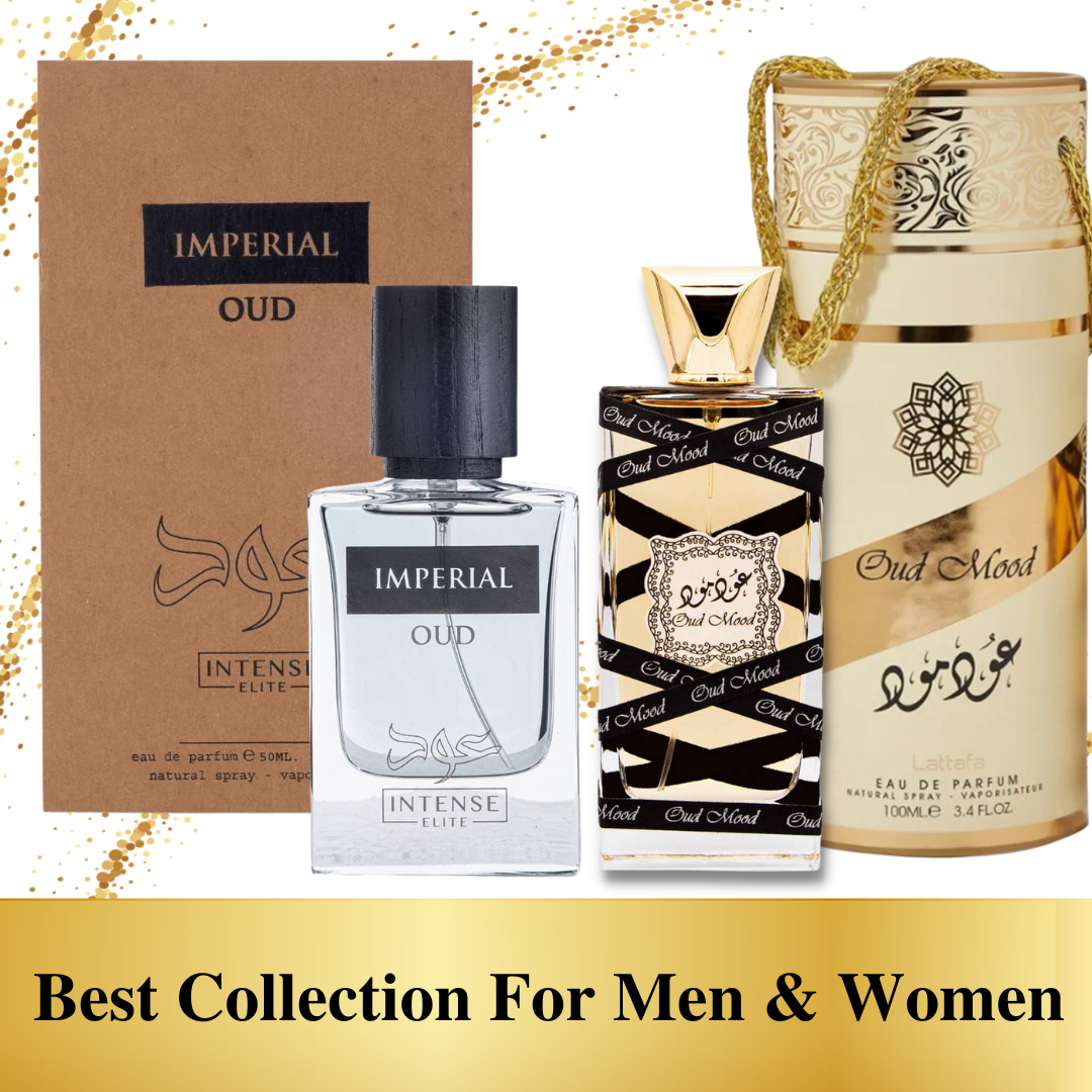 Best Collection For Men & Women |EDP| Oud Mood-100ML/3.4Oz| & |Imperial Oud 50ML/1.67Oz. - Intense Oud