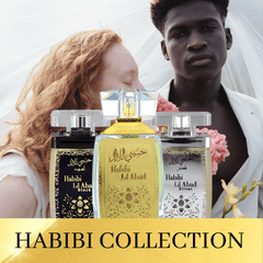 Habibi 3 Piece EDP 3.4oz Unisex Collection-Habibi lil Abad, Black, Silver - Intense oud